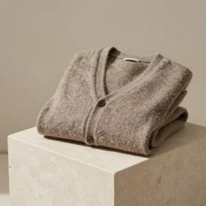 Soft Wool Blend Wrap Cardigan